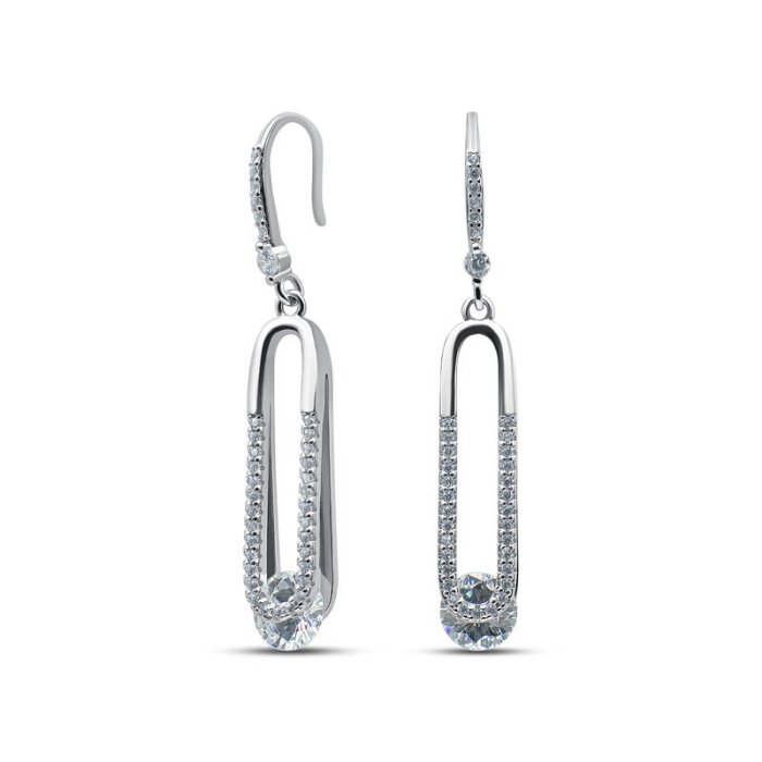 Серьги Серебряные крылья (Арт.2211329786a_kubcirkonii)