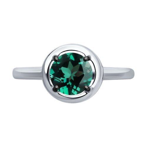 Кольцо из серебра с турмалином (Арт.92014518)