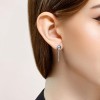 Серьги из серебра с топазом и фианитами «Небесный шарм» SOKOLOV (арт.92022172)