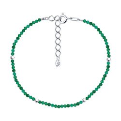 Браслет из серебра с кварцами (Арт.94-350-01855-1)