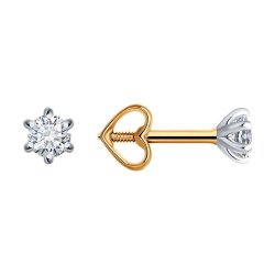 Серьги из золота с бриллиантами (Арт.51-222-01780-1)