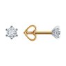 Серьги из золота с бриллиантами (Арт.51-222-01780-1)