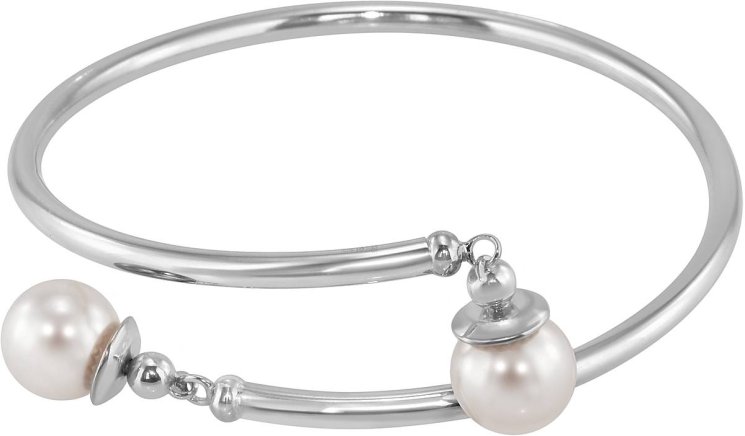 Браслет из серебра с жемчугом (Арт.aab-4-10-1-s)