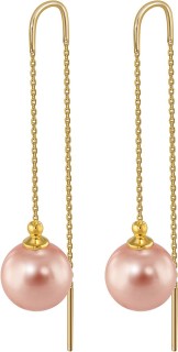 Серьги серебряные с жемчугом Beautiful 14G Rivoli (арт.AAS-11-12-14-G)