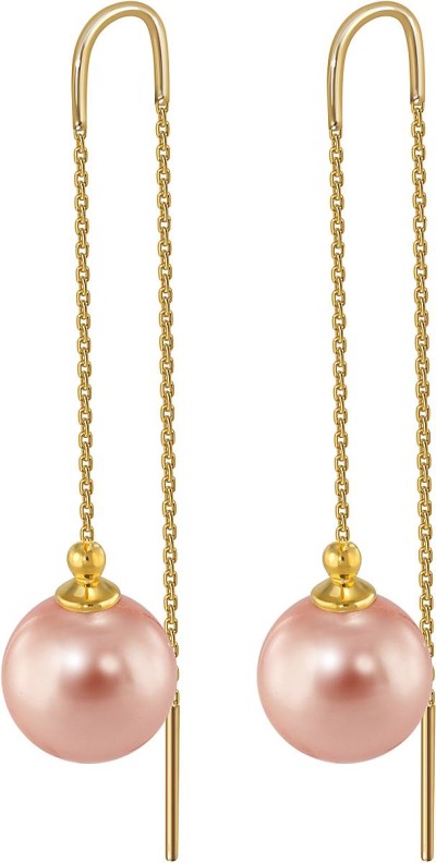 Серьги серебряные с жемчугом Beautiful 14G Rivoli (арт.AAS-11-12-14-G)