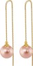 Серьги серебряные с жемчугом Beautiful 14G Rivoli (арт.AAS-11-12-14-G)