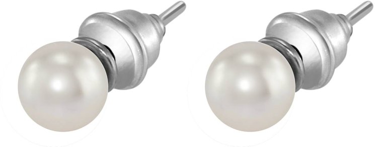 Серьги из серебра с жемчугом (Арт.aas-15-6-1-s)