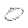 Кольцо из серебра с фианитами (Арт.94013644)