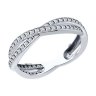 Кольцо из серебра с фианитами (Арт.94013754)