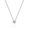 Ожерелье с бриллиантом «Сияние Elegance» из белого золота Estet (арт.01Л621331)