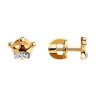 Серьги из золота с фианитами (Арт.028257)