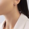 Серьги из золота с фианитами (Арт.029937)