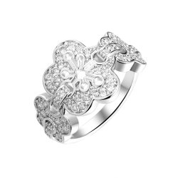 Кольцо из серебра с фианитом (Арт.cz-r05260-x-w-x-x-w)