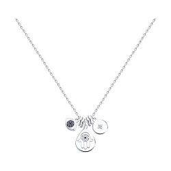 Колье из серебра с фианитами (Арт.94070456)