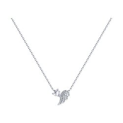 Колье из серебра с фианитами (Арт.94070656)