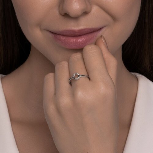 Кольцо из серебра с бриллиантами (Арт.94-210-02695-1)