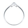 Помолвочное кольцо из серебра с бриллиантом (Арт.87010002)