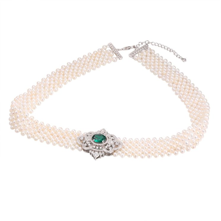 Чокер luxury fr_pi-ch02155-x-w-pn-x-wg_40