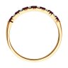 Кольцо из золота с бриллиантами и рубинами (Арт.4010695)