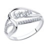 Кольцо из серебра с фианитами (Арт.94-110-00759-1)