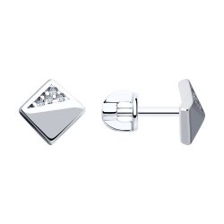 Серьги из серебра с фианитами (Арт.94-122-01427-1)