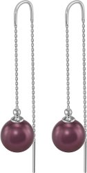 Серьги из серебра с жемчугом (Арт.aas-11-12-18-s)