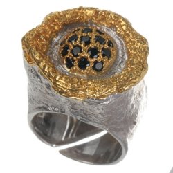 Серебряное кольцо BEAVERS со шпинелью 1238sh