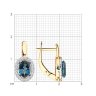 Серьги золотые пробы 585 с топазом (Арт.51-320-02049-2)