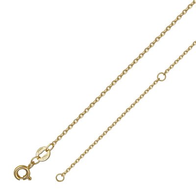 Цепь из золота без вставок «Лаконичная линия» Estet (арт.01Ц7300235R)