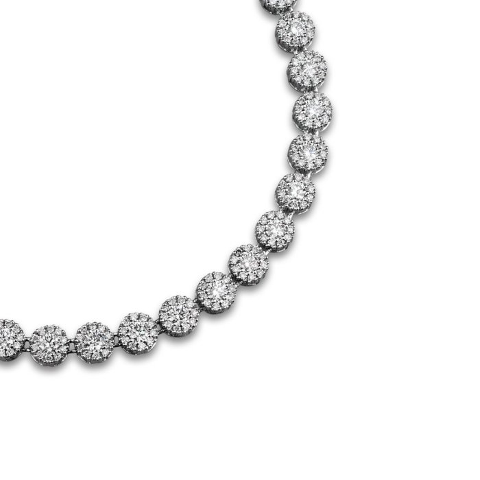 Браслет из золота с бриллиантом и ониксом Русские Самоцветы (Арт.95855)