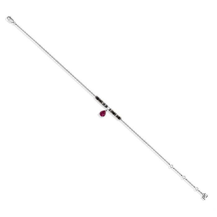 Браслет из золота с бриллиантом и ониксом Русские Самоцветы (Арт.95855)