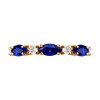 Кольцо золотое пробы 585 с сапфиром (Арт.717287)
