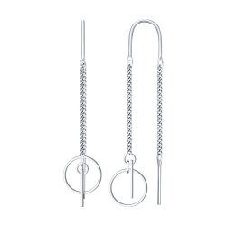 Серьги из серебра (Арт.94022764)
