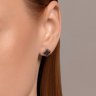 Серьги из белого золота с бриллиантами (Арт.7020152-3)