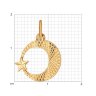 Подвеска мусульманская из золота с алмазной гранью (Арт.034938)