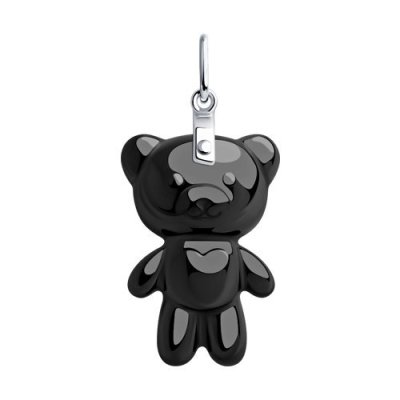 Подвеска из серебра с керамикой (Арт.94032467)