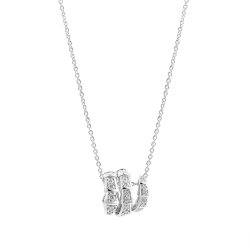 Ожерелье из серебра с фианитом (Арт.cz-n04553-x-w-x-x-w)