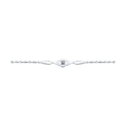 Браслет из серебра с фианитом (Арт.94050307)