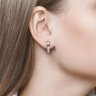 Серьги из белого золота с бриллиантами (Арт.1020743)