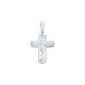 Крест из серебра с фианитами (Арт.94120126)