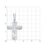 Крест из серебра с фианитами (Арт.94120126)