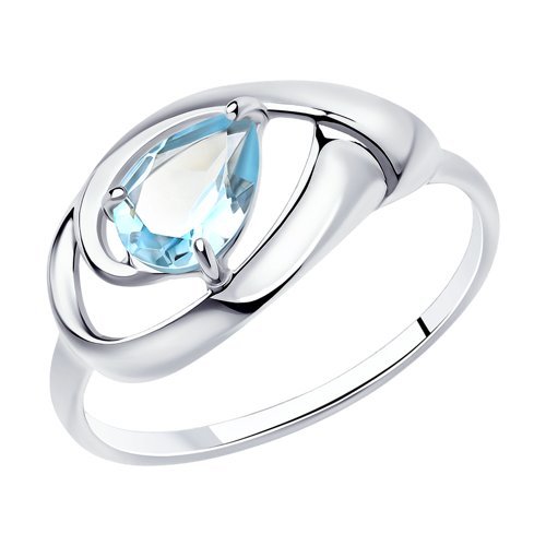 Кольцо из серебра с топазом Diamant 94-310-00594-1