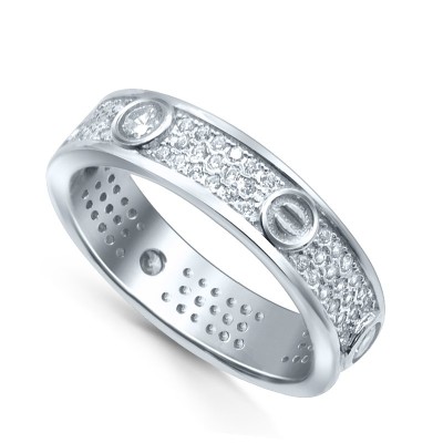 Кольцо серебряное с кубическим цирконием «Серебряные крылья» Myjewels (арт.2119)