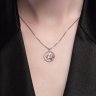 Колье из серебра с фианитом (Арт.94070941)