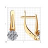 Серьги из золота с бриллиантами (Арт.51-220-01297-1)