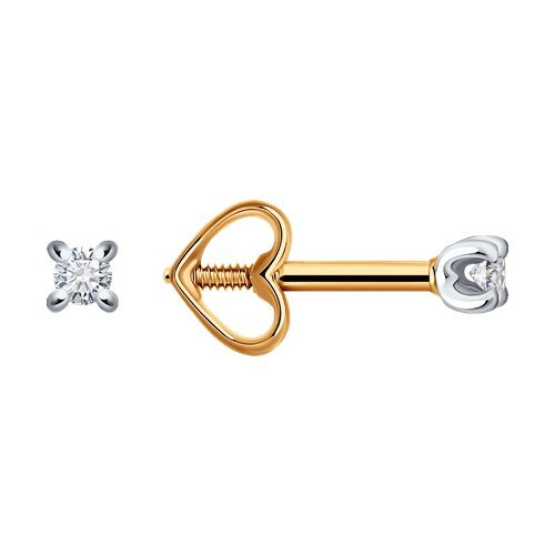 Серьги из золота с бриллиантами (Арт.51-222-01803-1)