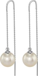 Серьги из серебра с жемчугом (Арт.aas-11-12-3-s)
