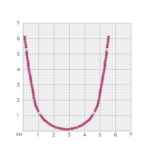Колье из серебра (Арт.94-370-01855-4)