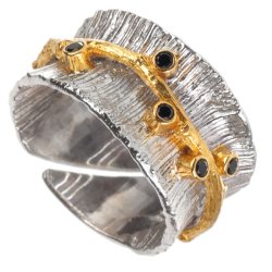 Серебряное кольцо BEAVERS со шпинелью 1239sh