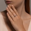 Кольцо из белого золота с бриллиантами и танзанитами «Сияние Танзании» SOKOLOV (арт.6014356-3)